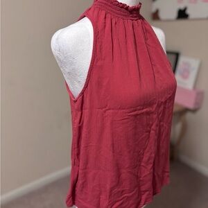 A New Day Red High Low Blouse